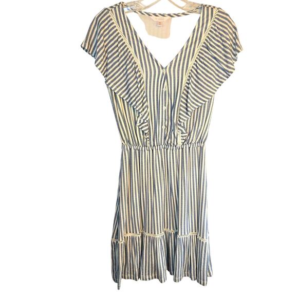 LC Lauren Conrad Dresses & Skirts - Lauran Conrad XS Women's Dress White Blue Misses Size 0 2 Extra Small